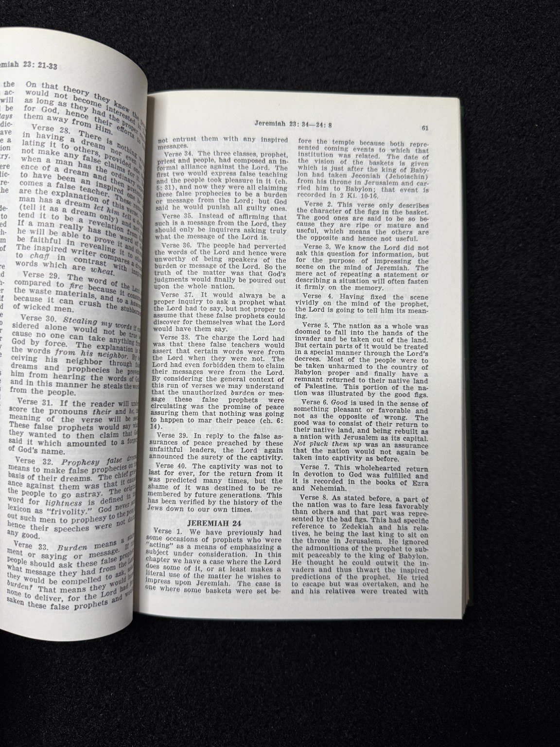 Bible Commentary Vol 4 E.M. Zerr 1955 Old Testament Prophets Hardcover