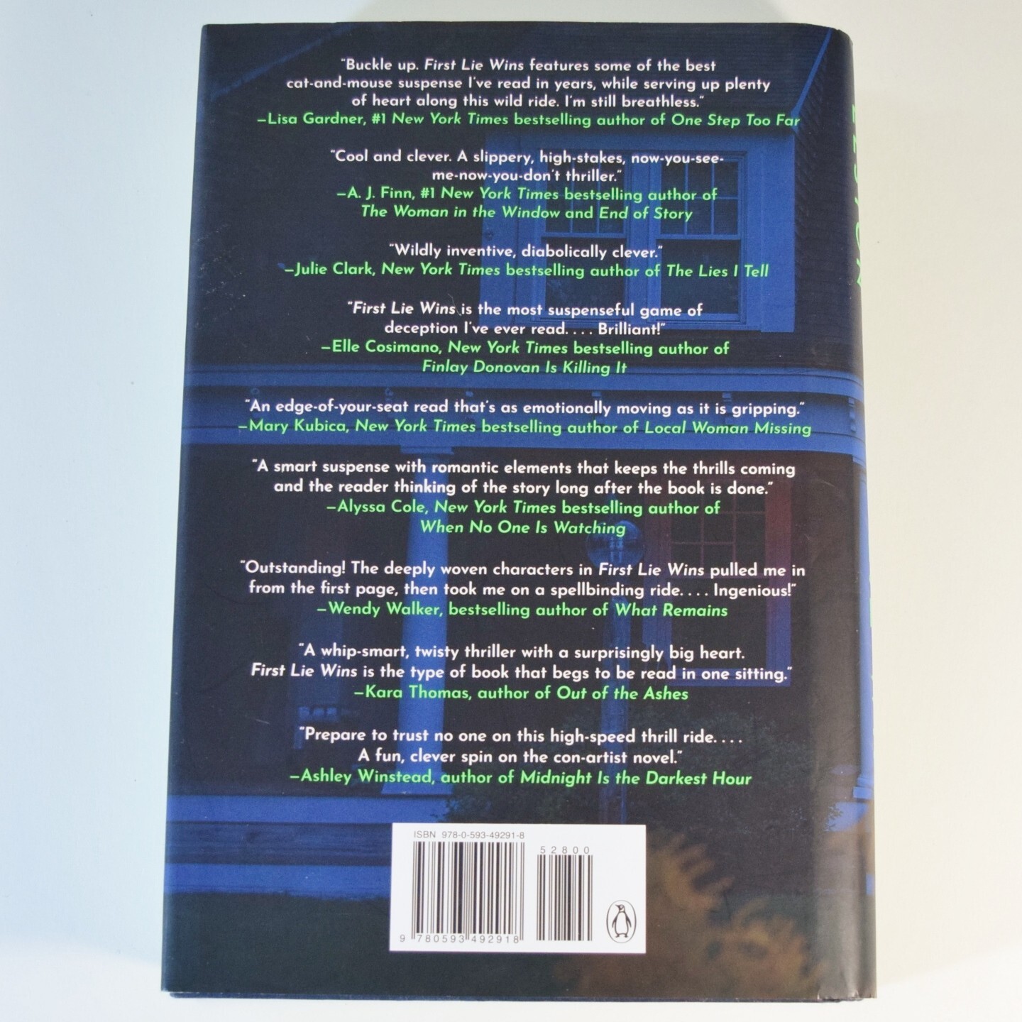 First Lie Wins : A Novel – Hardcover by Ashley Elston