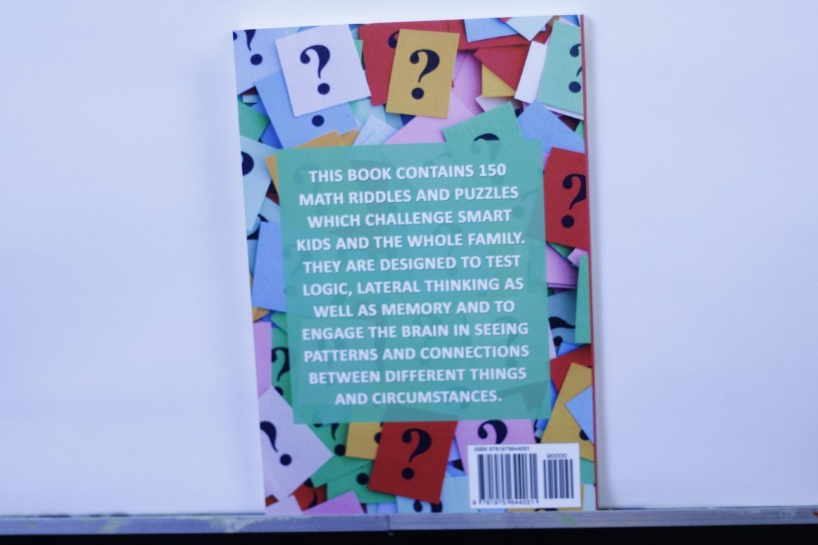 Math Riddles for Smart Kids by M. Prefontaine Math Riddles and Brain Teasers