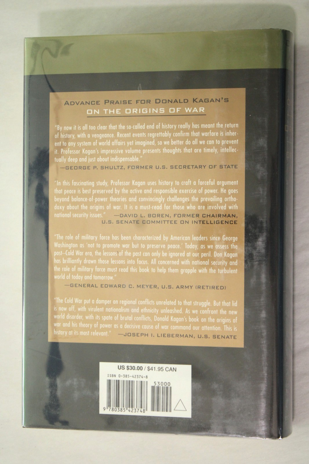 On the Origins of War by Donald Kagan (Hardcover) First Edition w/DJ