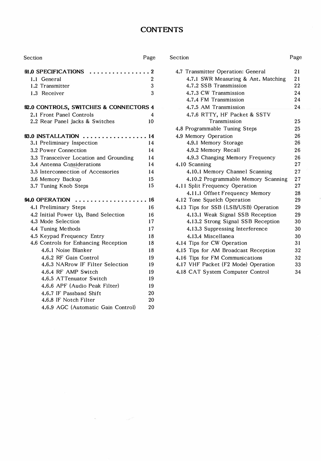 YAESU FT-767GX Operating Manual – STEEL WIRE BOUND – PROTECTIVE COVERS