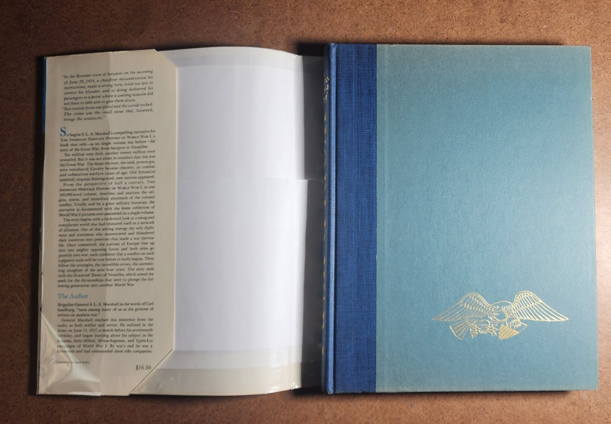 3 WWI Books – THE FIRST WORLD WAR, RAPE OF BELGIUM & American Heritage History