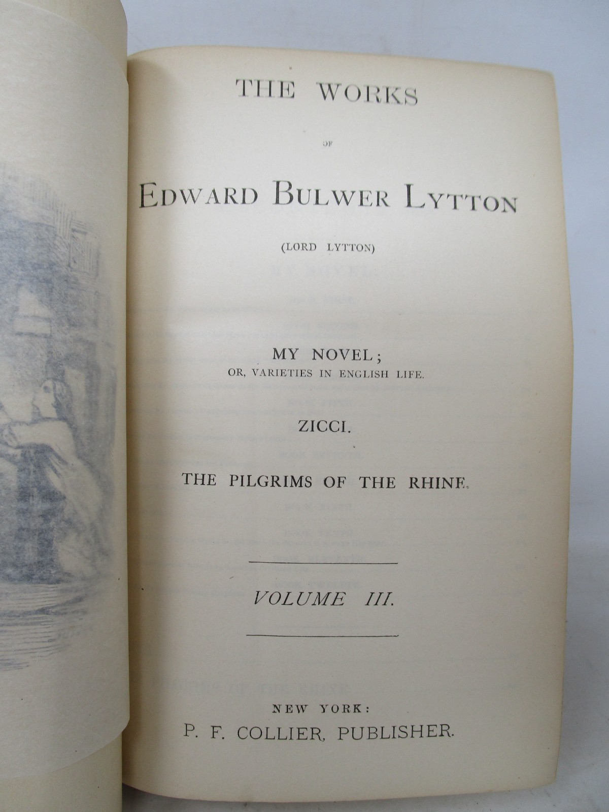 The Works of Edward Bulwer Lytton Volume III