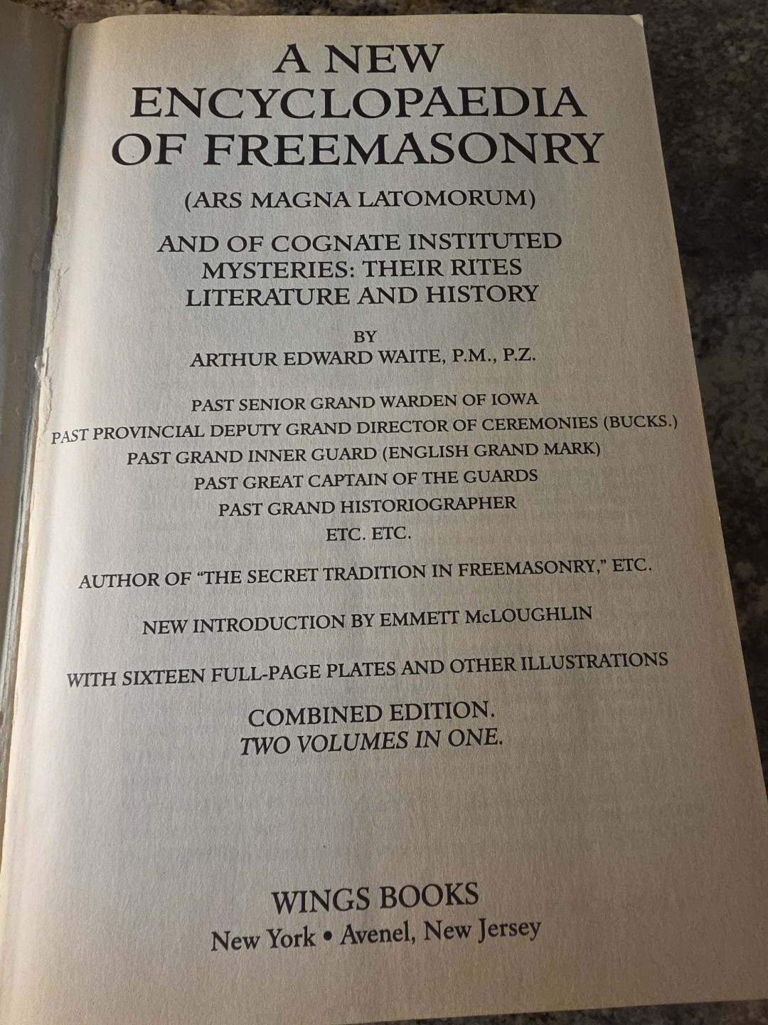 A New Encyclopedia of Freemasonry, Two Volumes in One – 1970 Hardcover