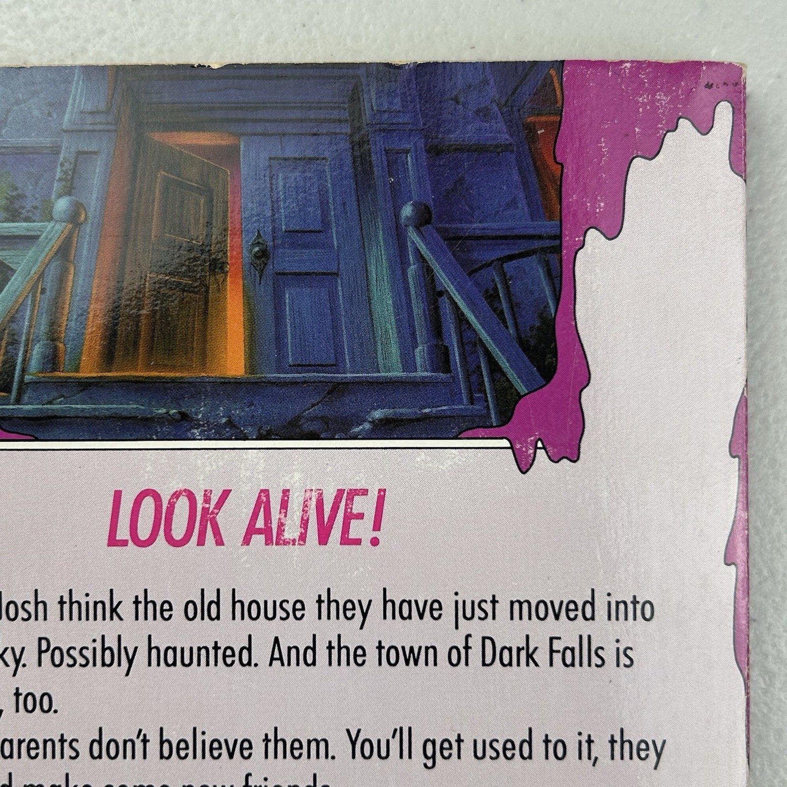 Goosebumps Welcome To Dead House Book RL Stine 1992 Unnumbered 1st Edition Print