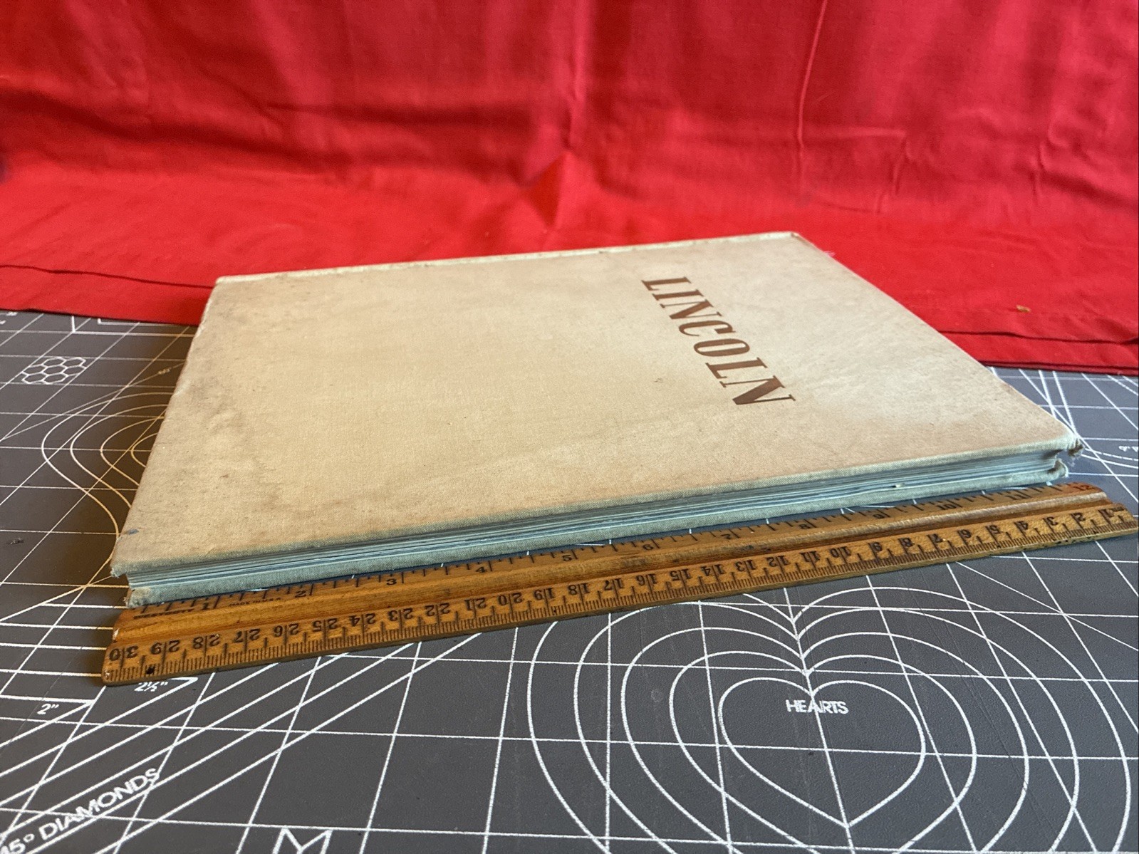 Vintage 1941 First Edition Lincoln by Stefan Lorant Hardcover Book