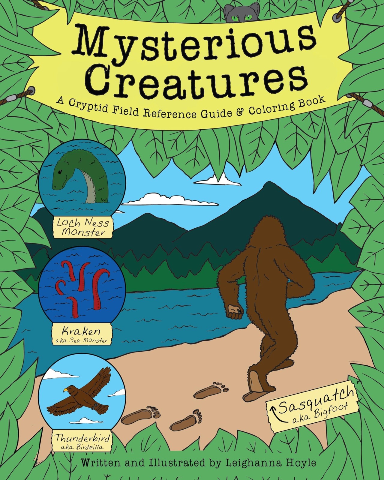 Mysterious Creatures: A Cryptid Coloring Book and Field Reference Guide incl…