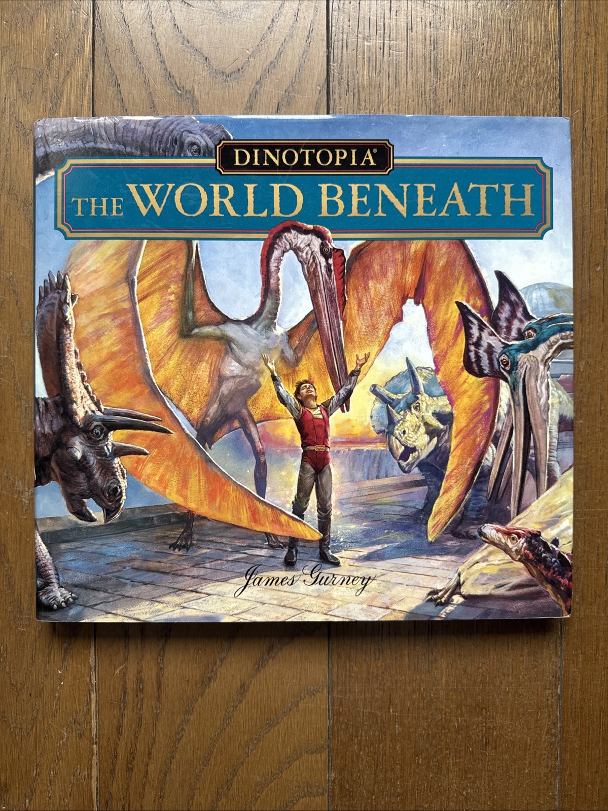 SIGNED Dinotopia The World Beneath by James Gurney 1995, Hardcover