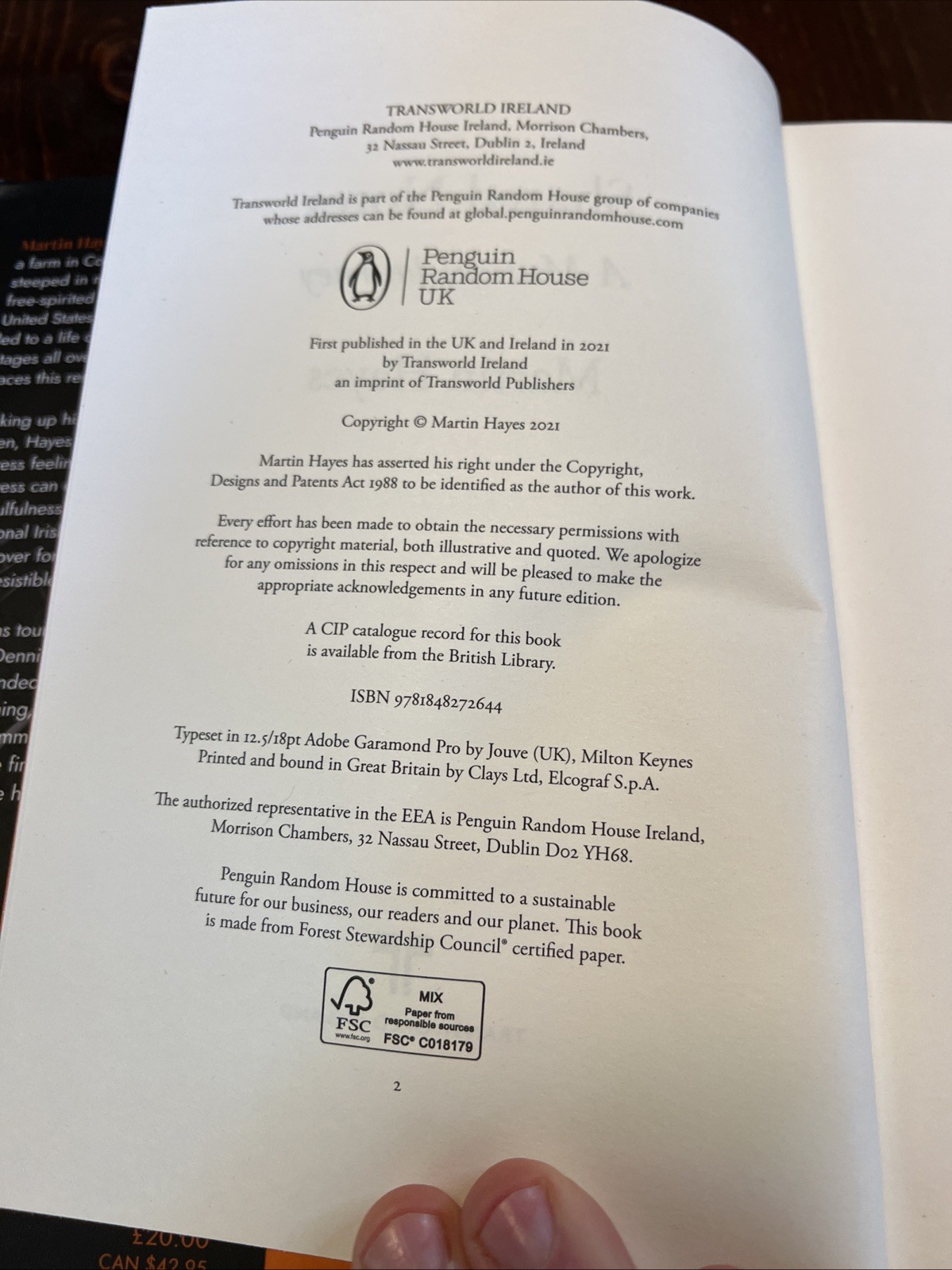 Shared Notes: A Musical Journey by Hayes, Martin Hardback Book The Fast Free