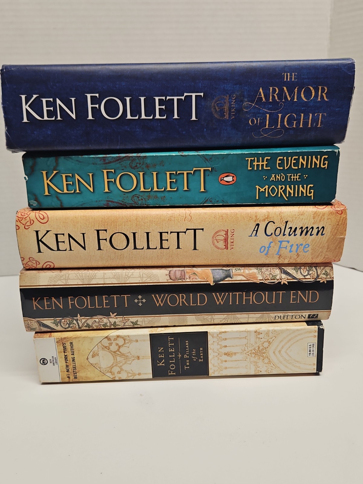 Complete 1-5 KINGSBRIDGE Series Ken Follett 3 HCDJ 2 Trade Paperback Mixed Lot