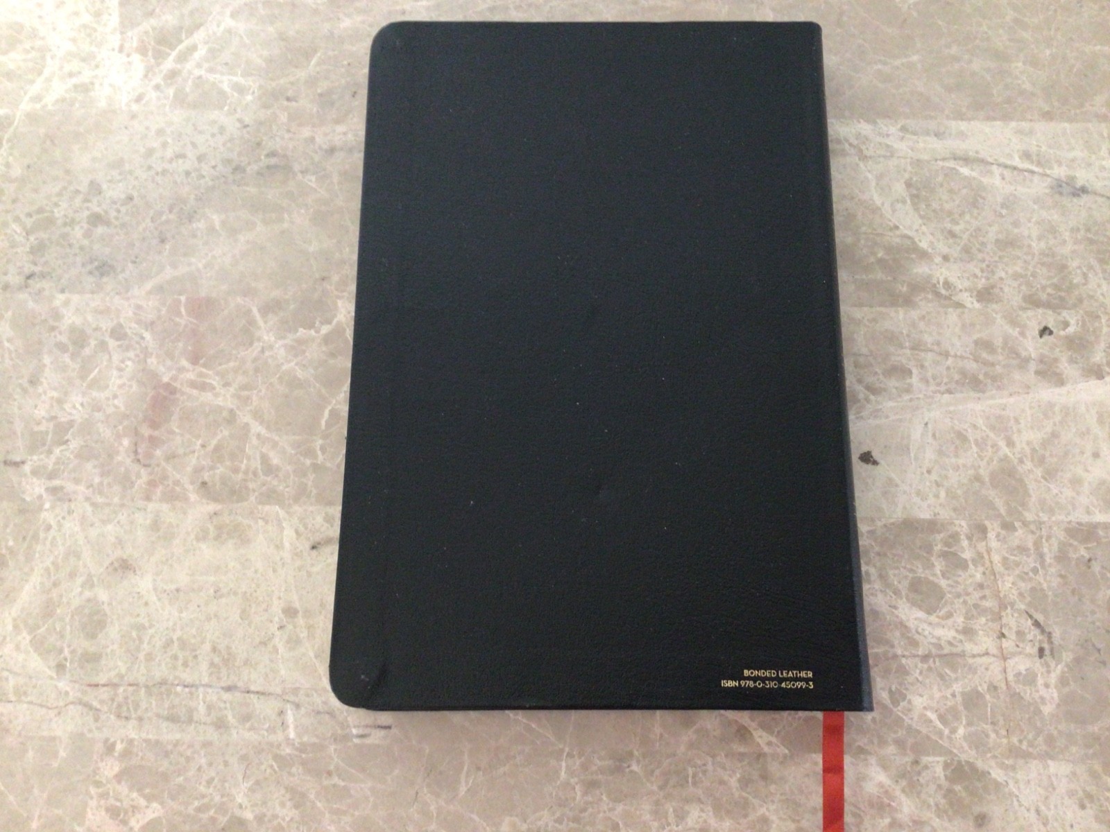 Zondervan NASB Thinline Bible Large Print 1995 Black Bonded Leather