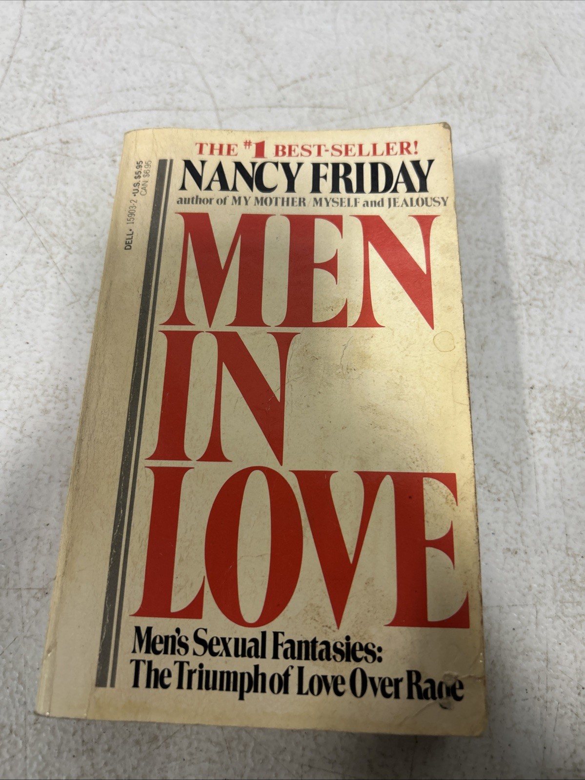 Men in Love by Nancy Friday 1981 Dell Printing Sexual Fantasies Paperback PB
