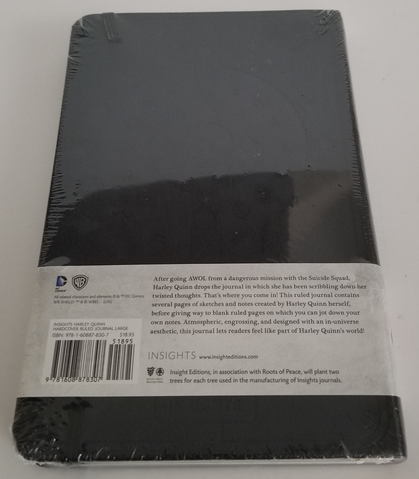 Harley Quinn Hardcover Ruled Pocket Journal, 192 Pages, New and Sealed