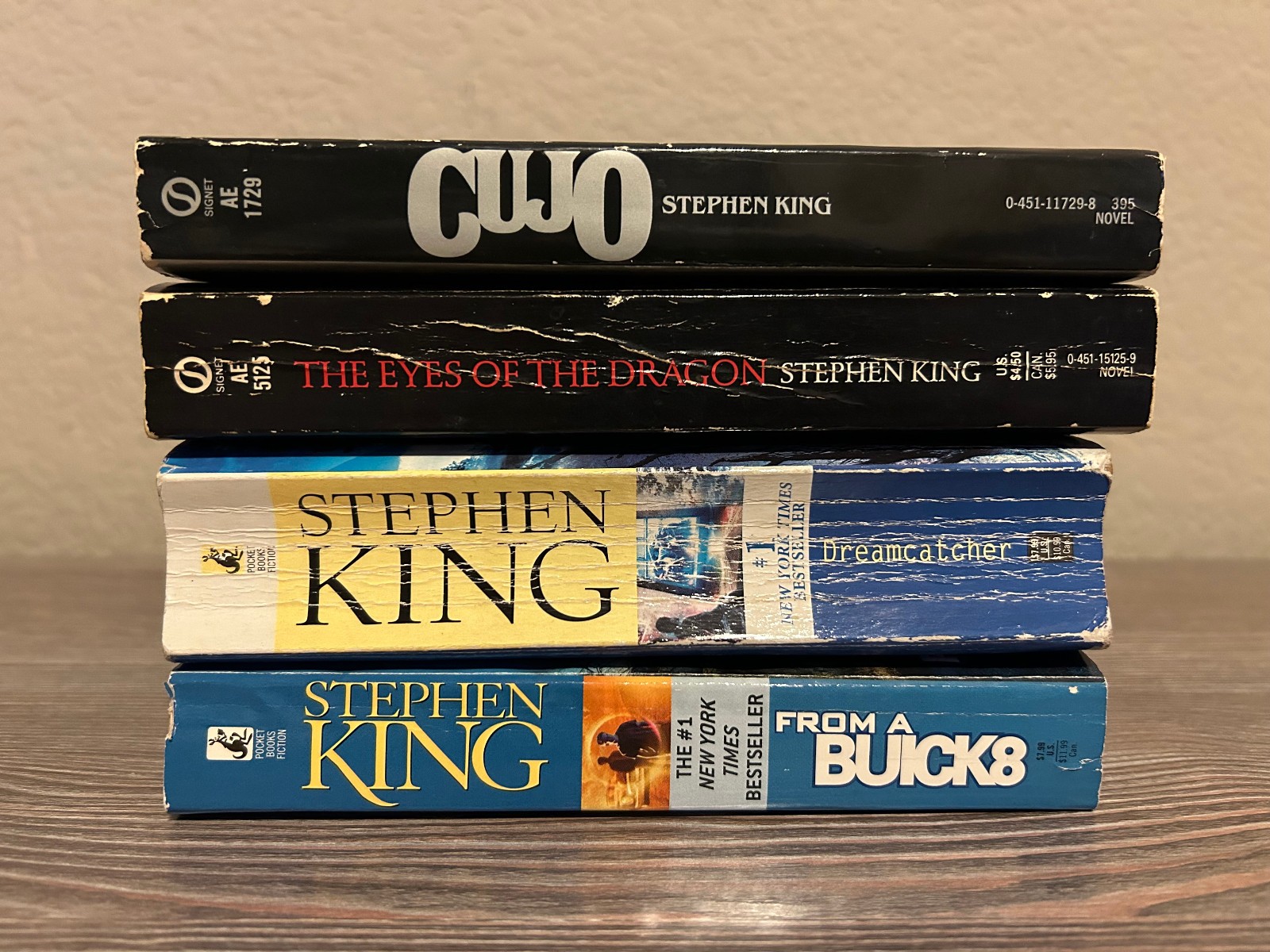 Cujo, Eyes of the Dragon, Dreamcatcher, Buick 8 – 1st Print PBs – Stephen King
