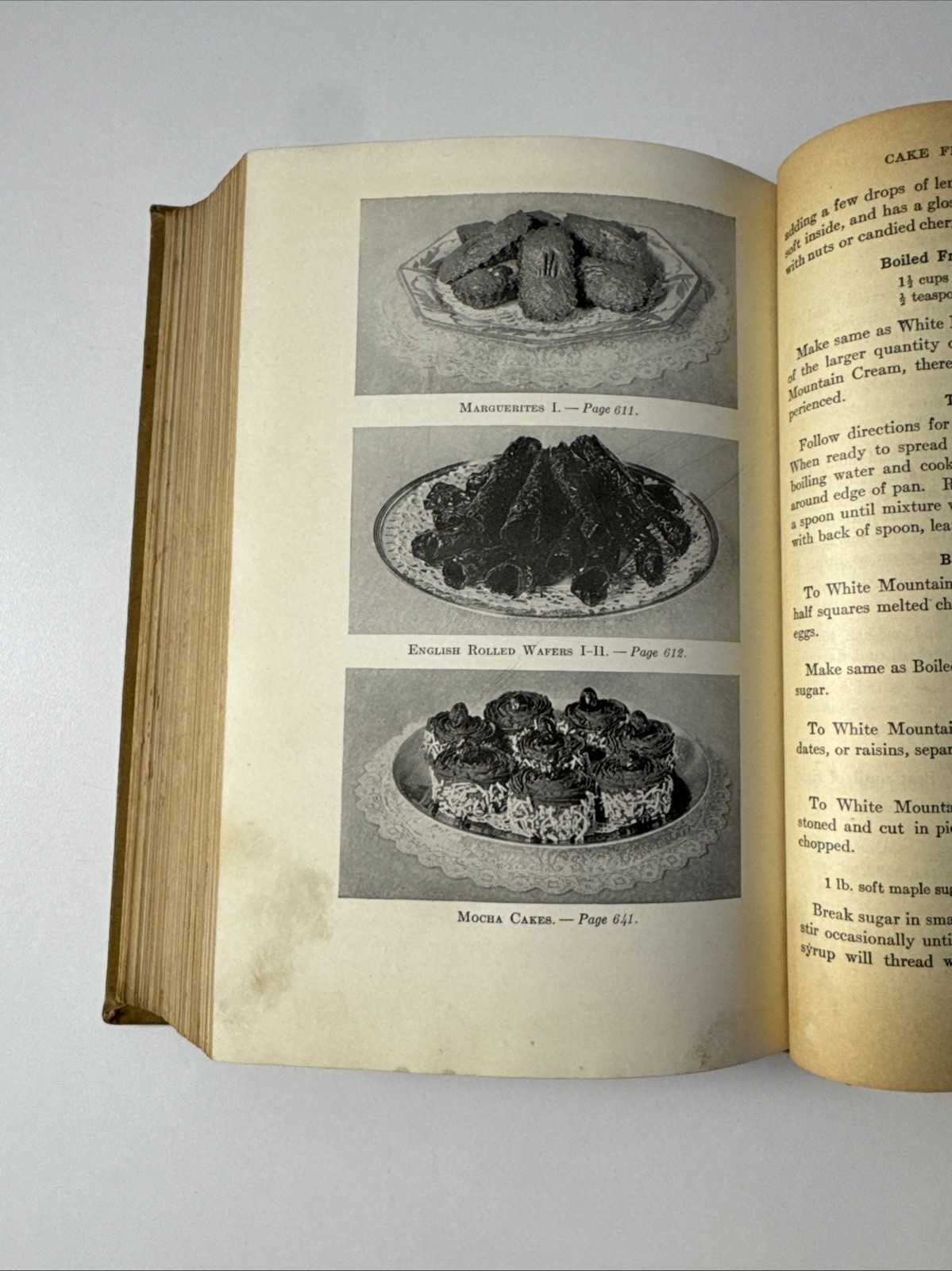1924 THE BOSTON COOKING SCHOOL Cook Book by Fannie Merritt Farmer VINTAGE