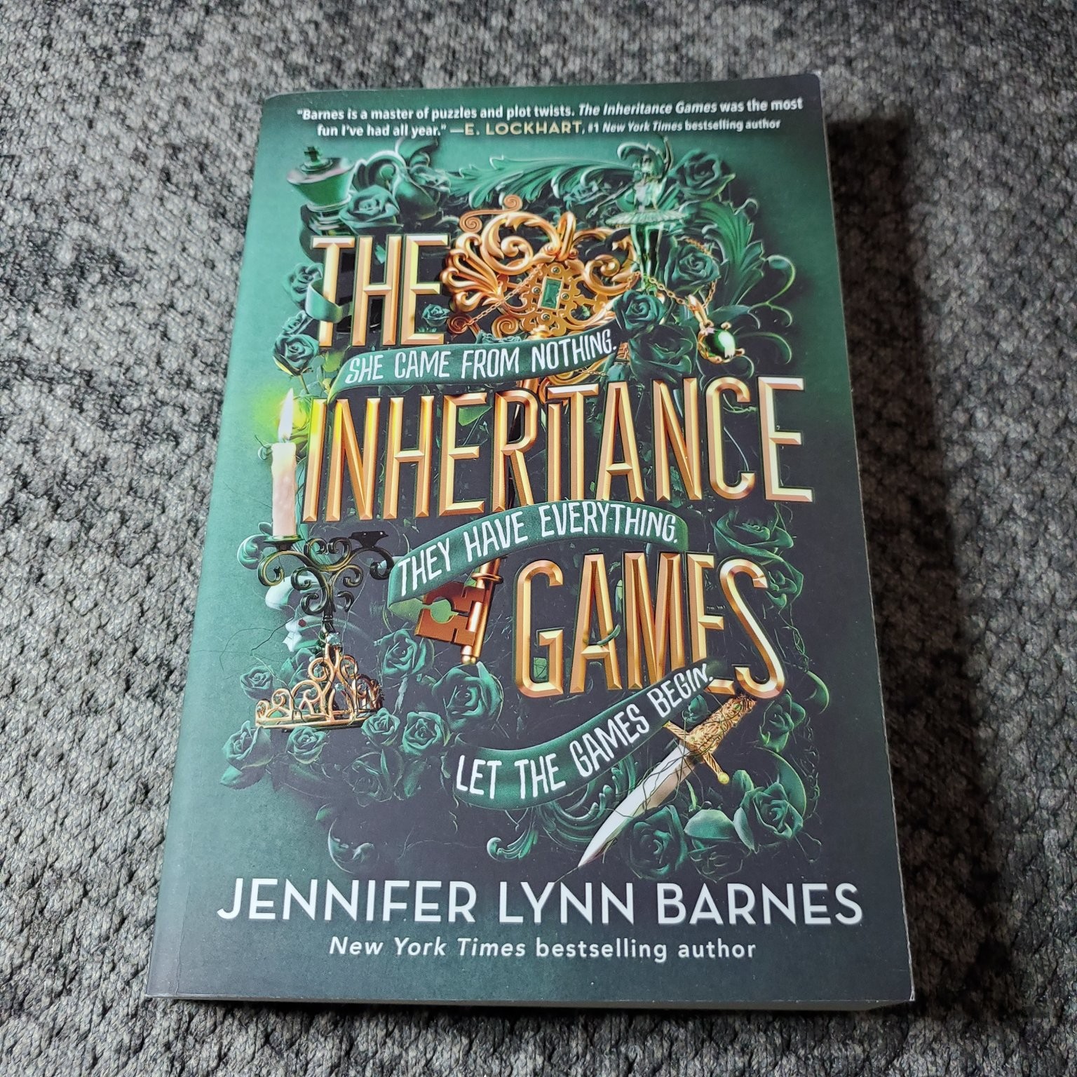 The Inheritance Games Jennifer Lynn Barnes 2022 Trade Paperback Mystery