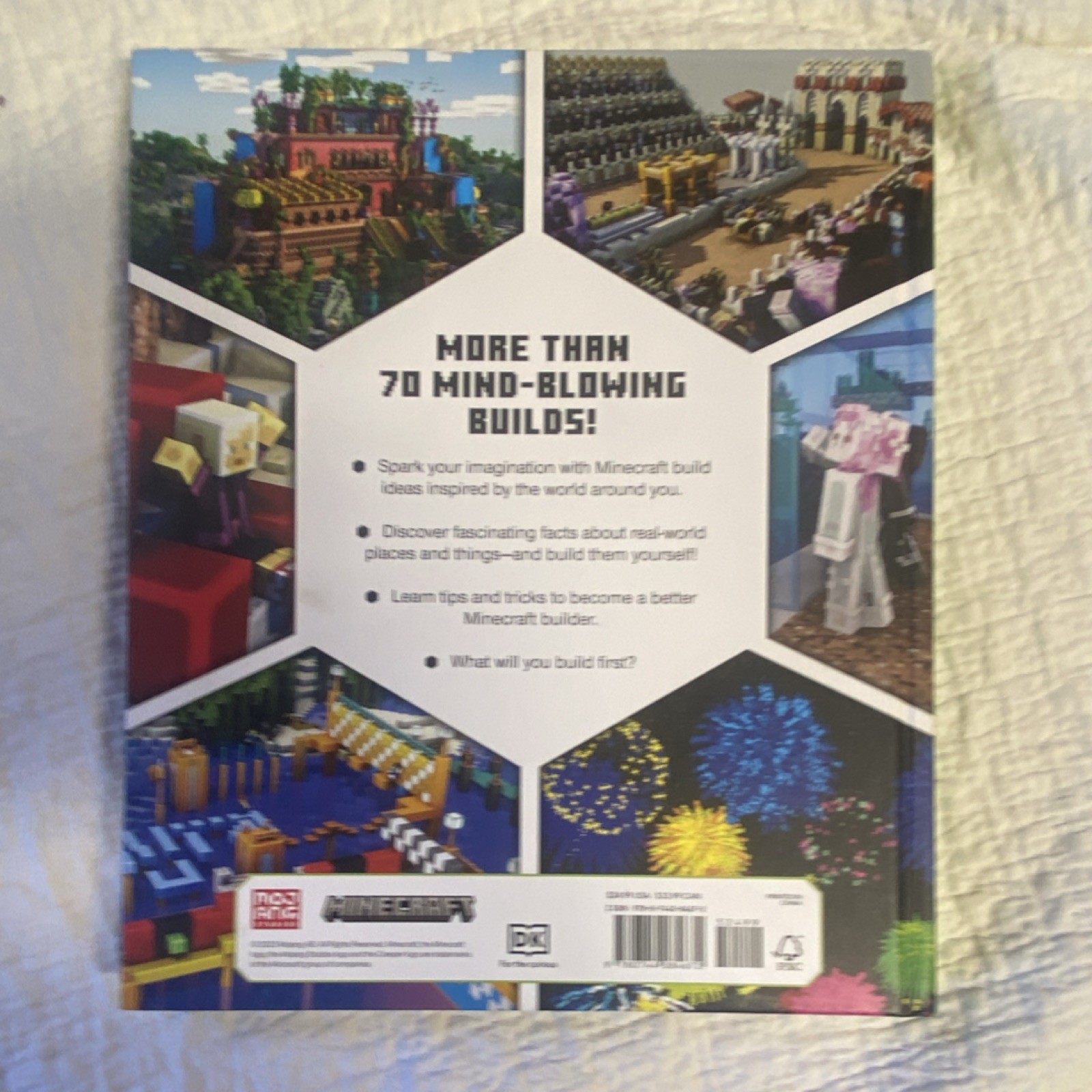 Minecraft The Minecraft Ideas Book 70+ Awesome Builds Hardcover Illustrated 2023