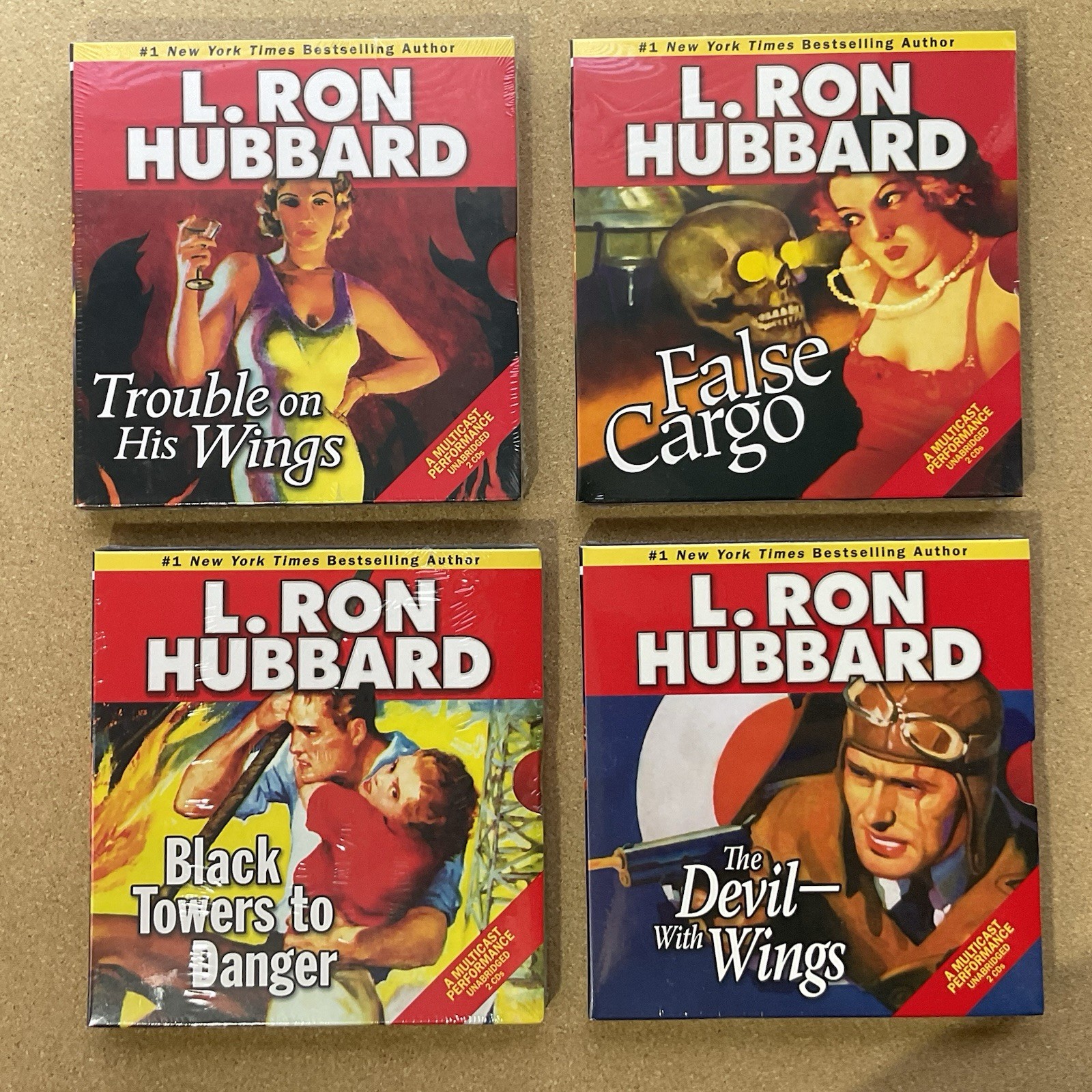 L Ron Hubbard “Stories From the Golden Age”, 10x Audiobook CD Set NEW Sealed