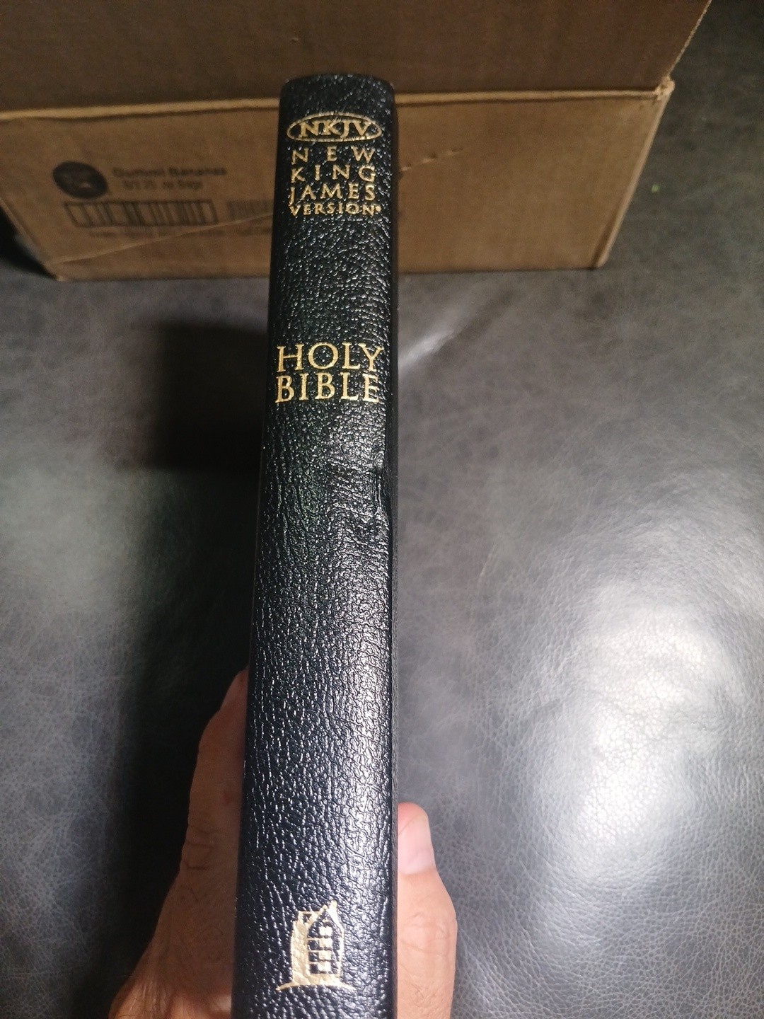 NKJV Giant Print Edition Bible Black Bonded Leather 9781404182578 Thomas Nelson