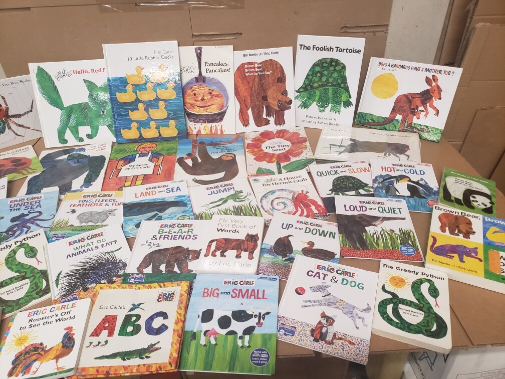 Lot of 10 Eric Carle Picture/Board Books for Children’s Kid Toddler *Random Mix*