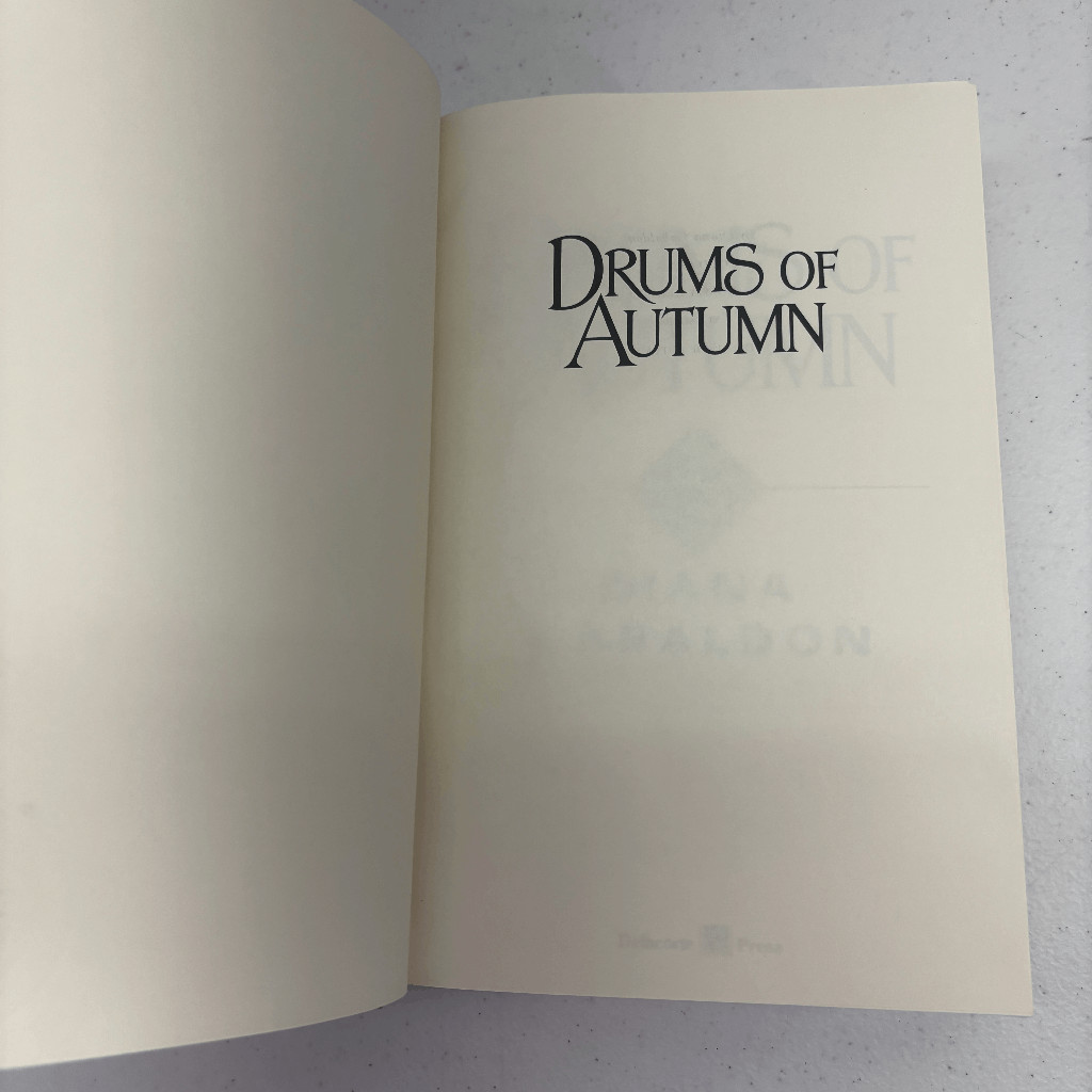 Drums of Autumn by Diana Gabaldon 1st/1st DJ HC 1996 Outlander First Edition