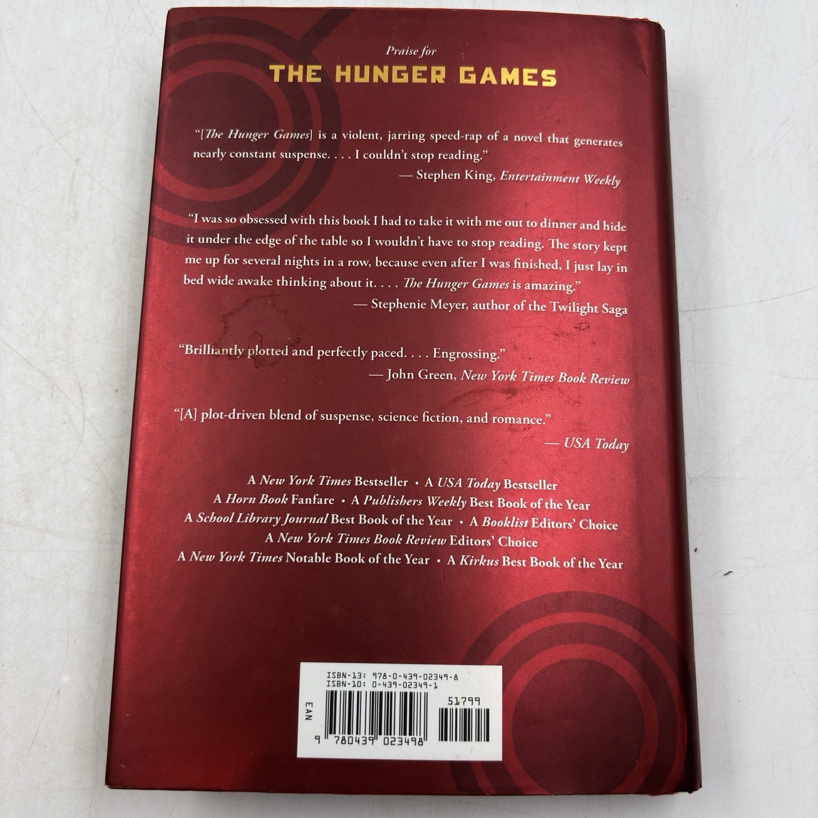 The Hunger Games Trilogy Set Lot of 3 Hardcovers 1st Editions/First Print HC/DJ