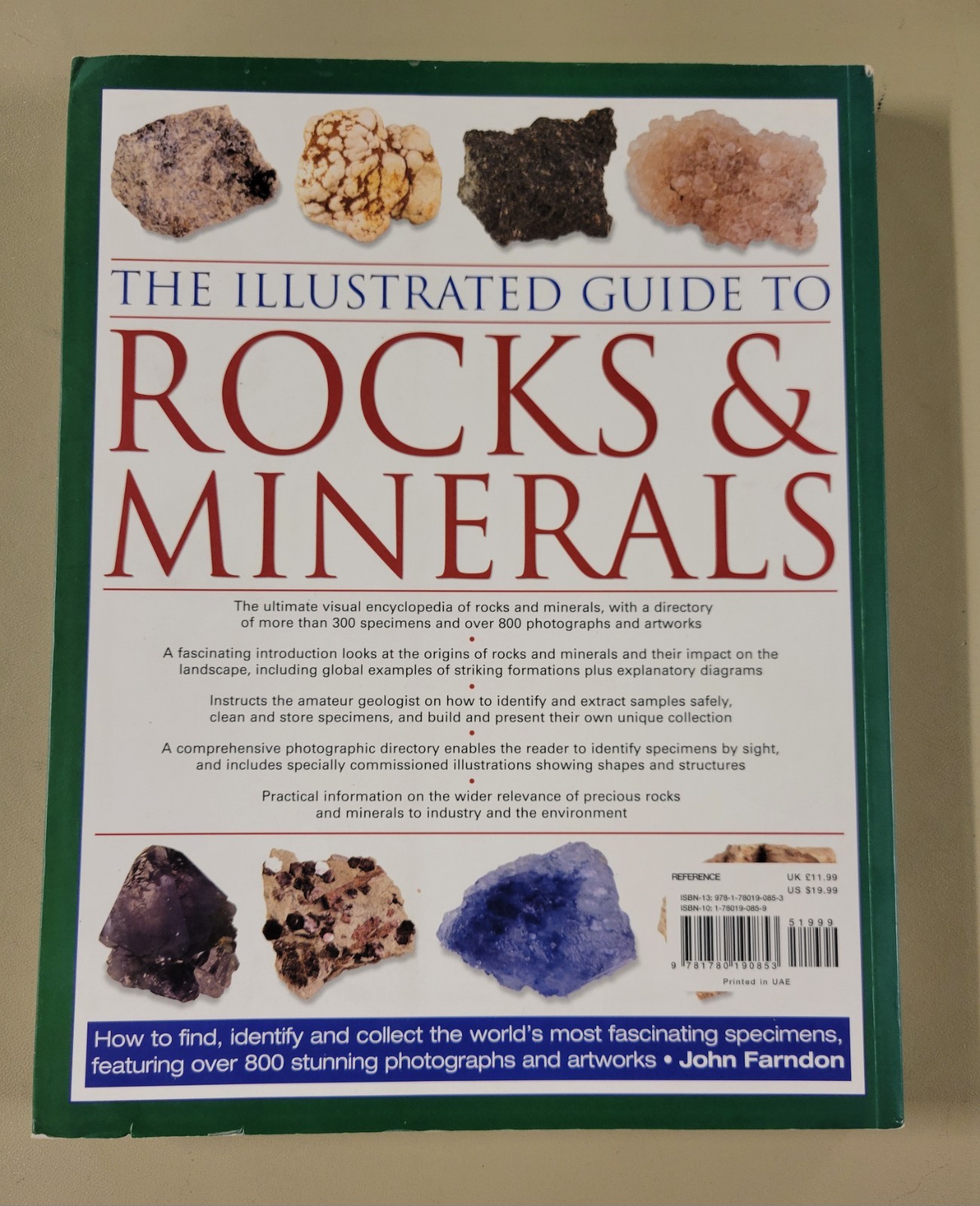 ILLUSTRATED GUIDE TO ROCKS AND MINERALS John Farndon (2012, Soft) VERY GOOD