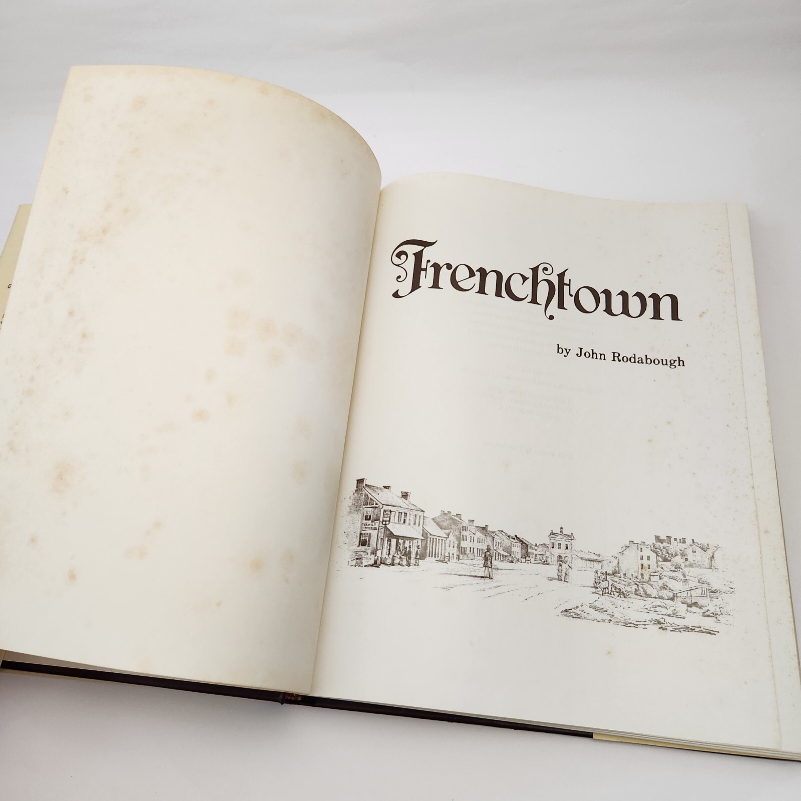 1980 vintage: Frenchtown by John Rodabough- Hardcover French Town St. Louis, Mo