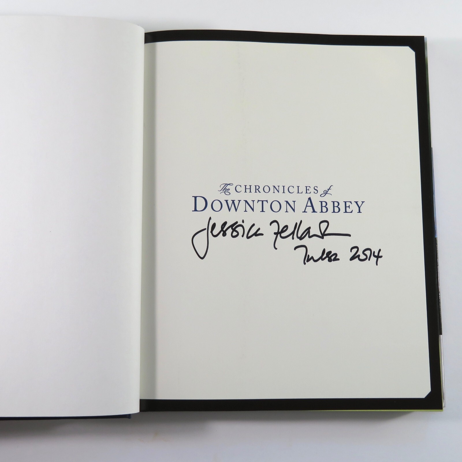 The Chronicles of Downton Abbey A New Era Jessica Fellowes SIGNED 2012 Hardcover