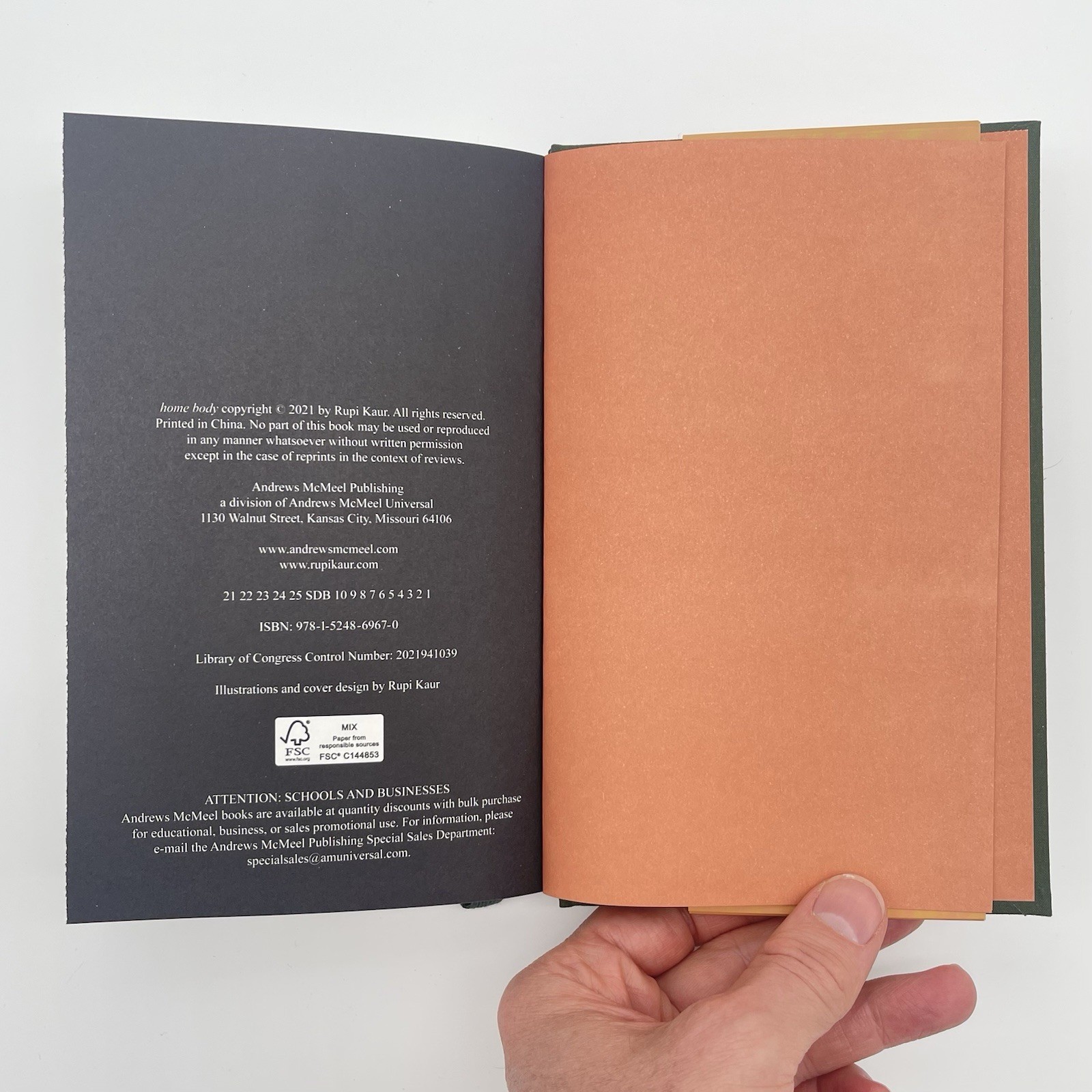 Home Body Rupi Kaur Poetry Book Promo Band Included