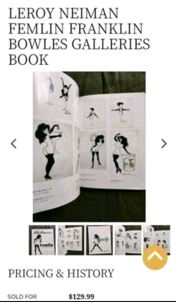 LEROY NEIMAN VinTagE 2009 ENCORE FEMLIN EroTiCa BOOK Franklin Bowles Galleries