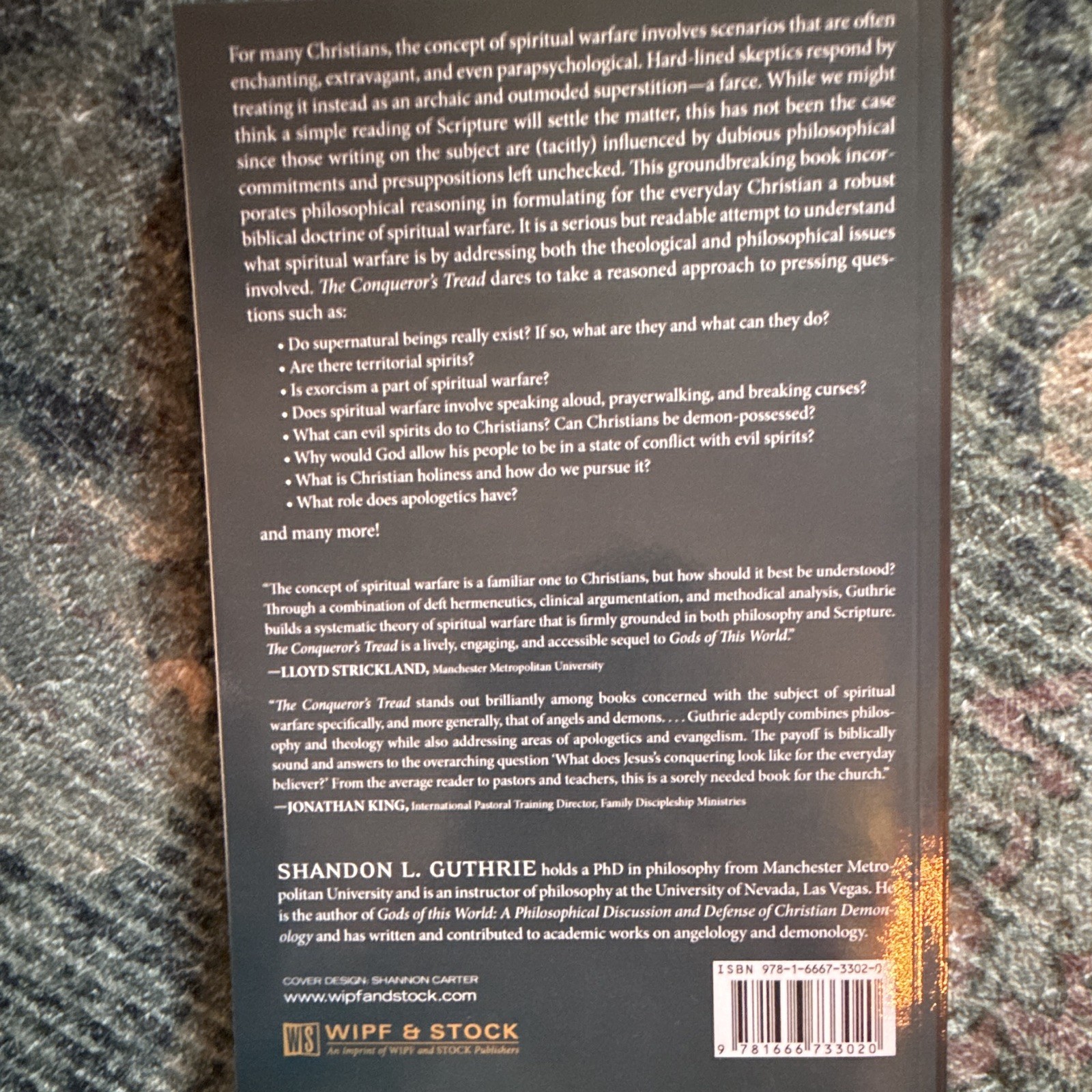 Shandon L. Guthrie The Conqueror’s Tread: Spiritual Warfare TPB 2022 Wipf