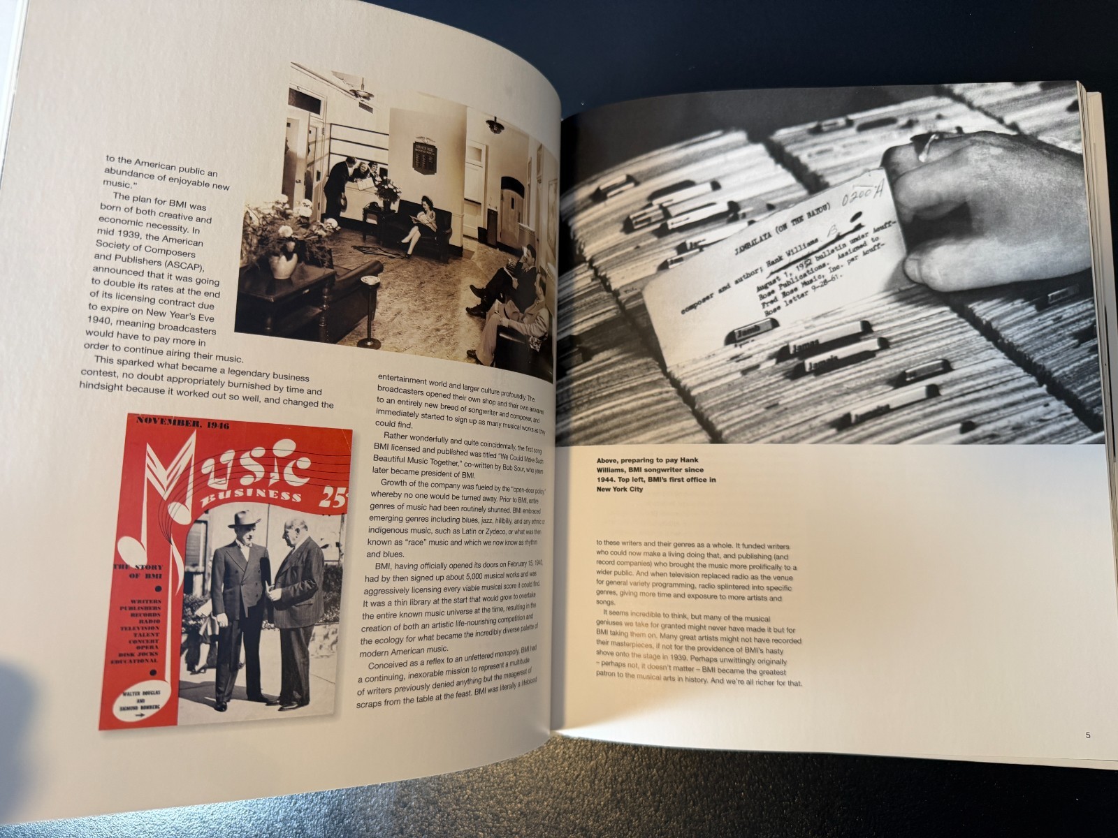 BMI 75 Years Of American Music – Hardcover Book – Published 2014 – 164 Pages
