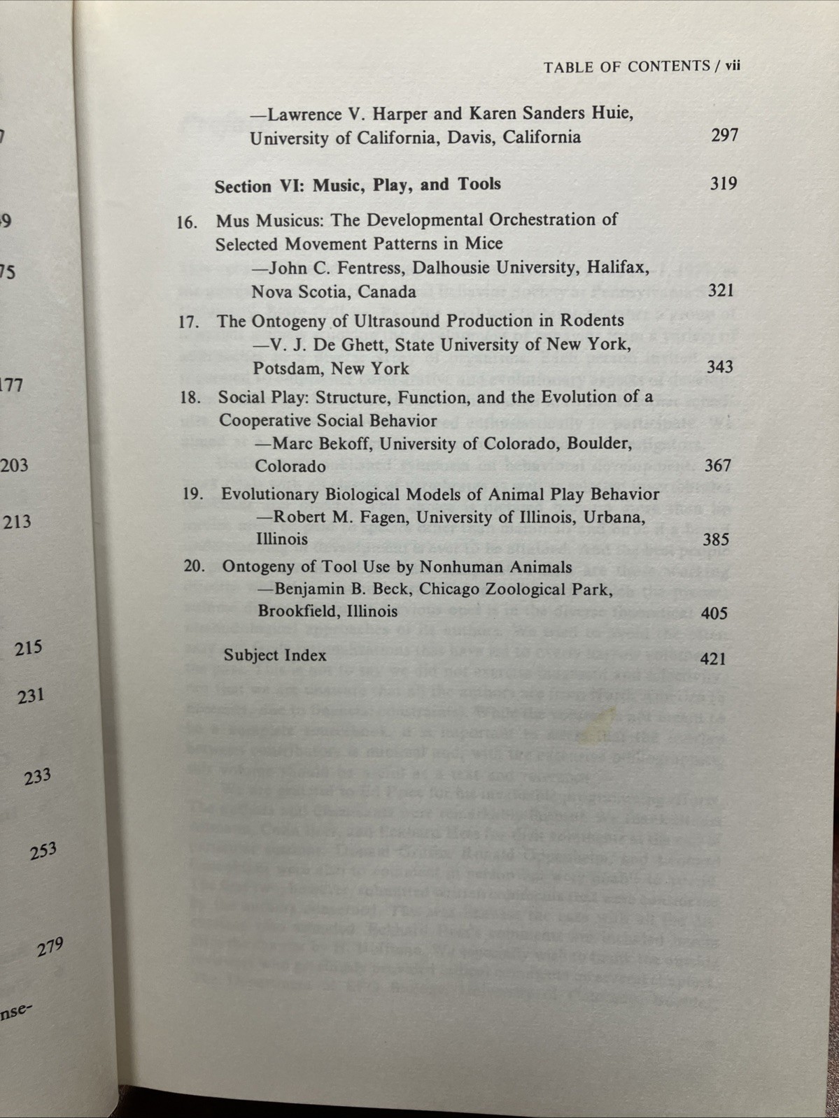 The Development of Behavior 1977 Animal Behavior Society Symposiu