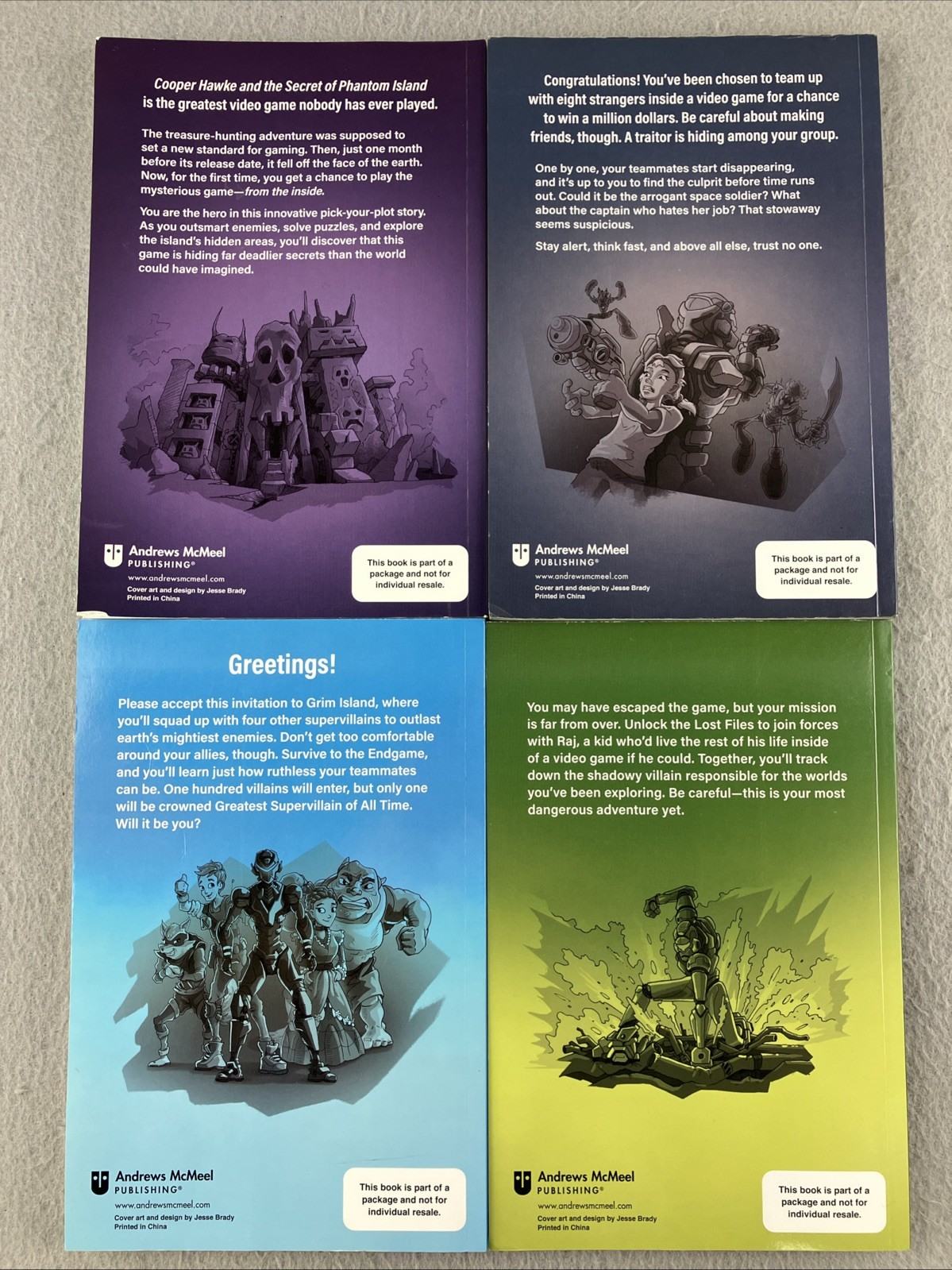 Escape from a Video Game: The Complete Series 1-4 Volumes Slipcase