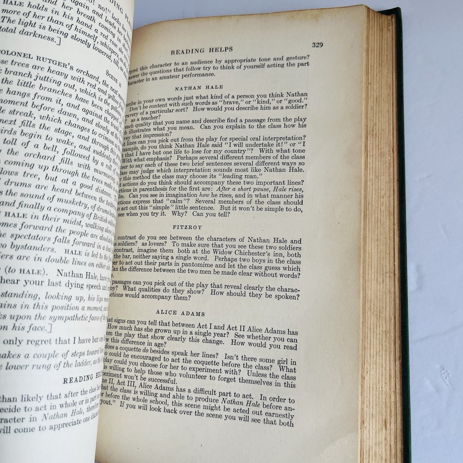 Vintage 1935 Hidden Treasures in Literature Book Two Harcourt Brace Textbook HC