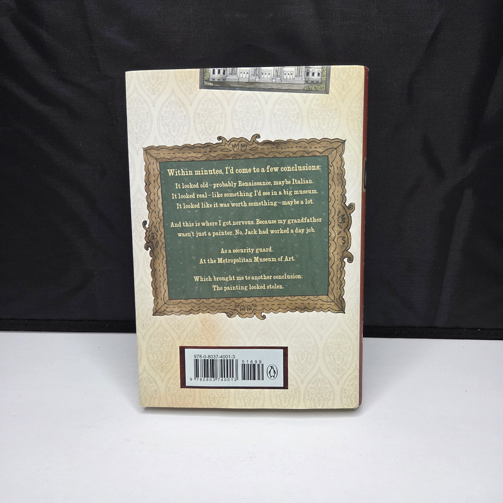 Under the Egg Laura Marx Fitzgerald Hardcover YA Mystery Art Adventure Book