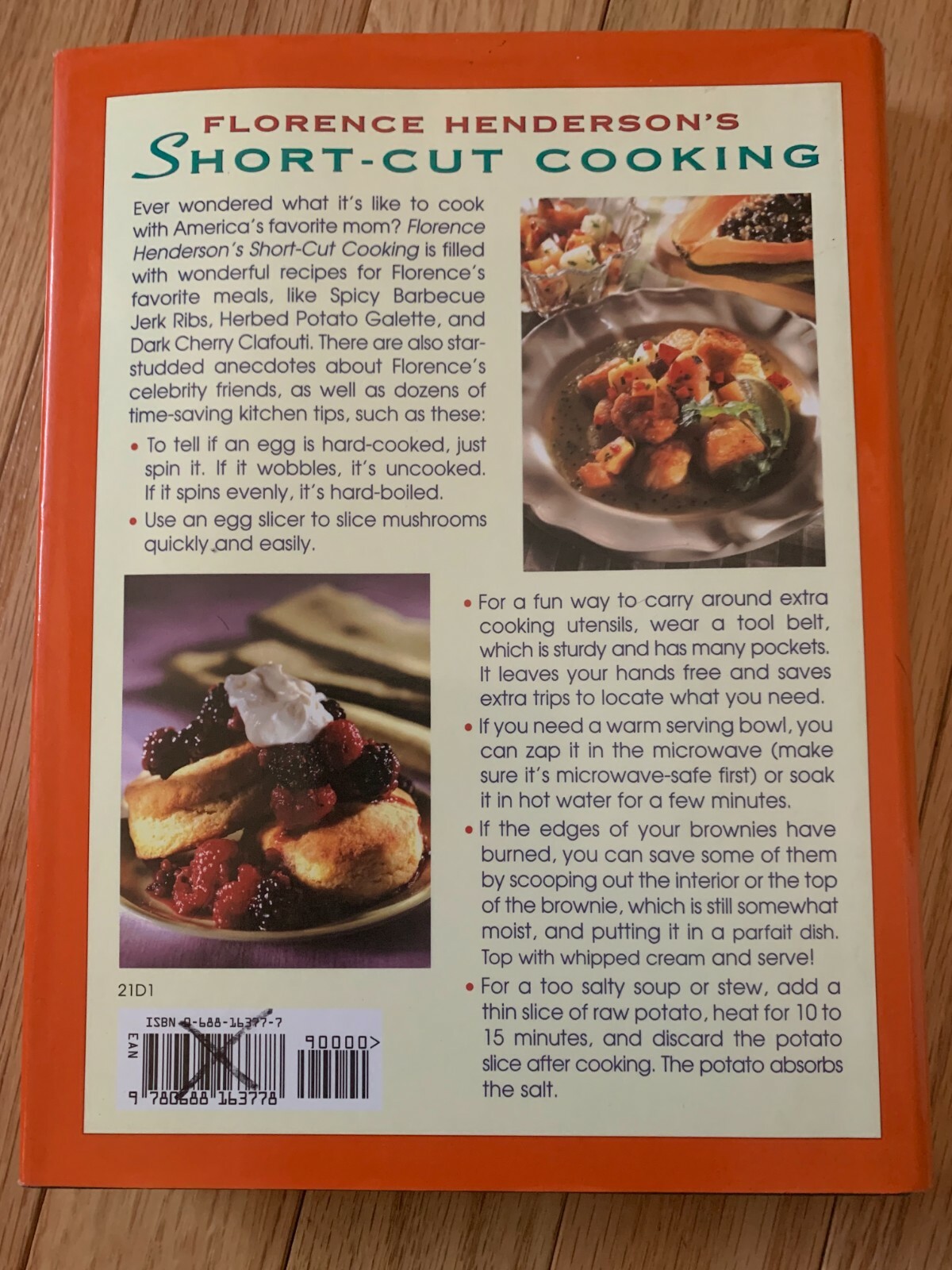 Florence Henderson’s Short-Cut Cooking: America’s Favorite Mom BC Book