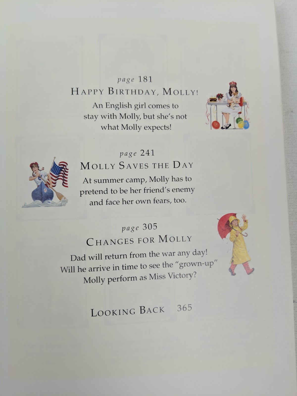 American Girls Collection Molly’s Story Collection (2004) HB DJ Valerie Tripp