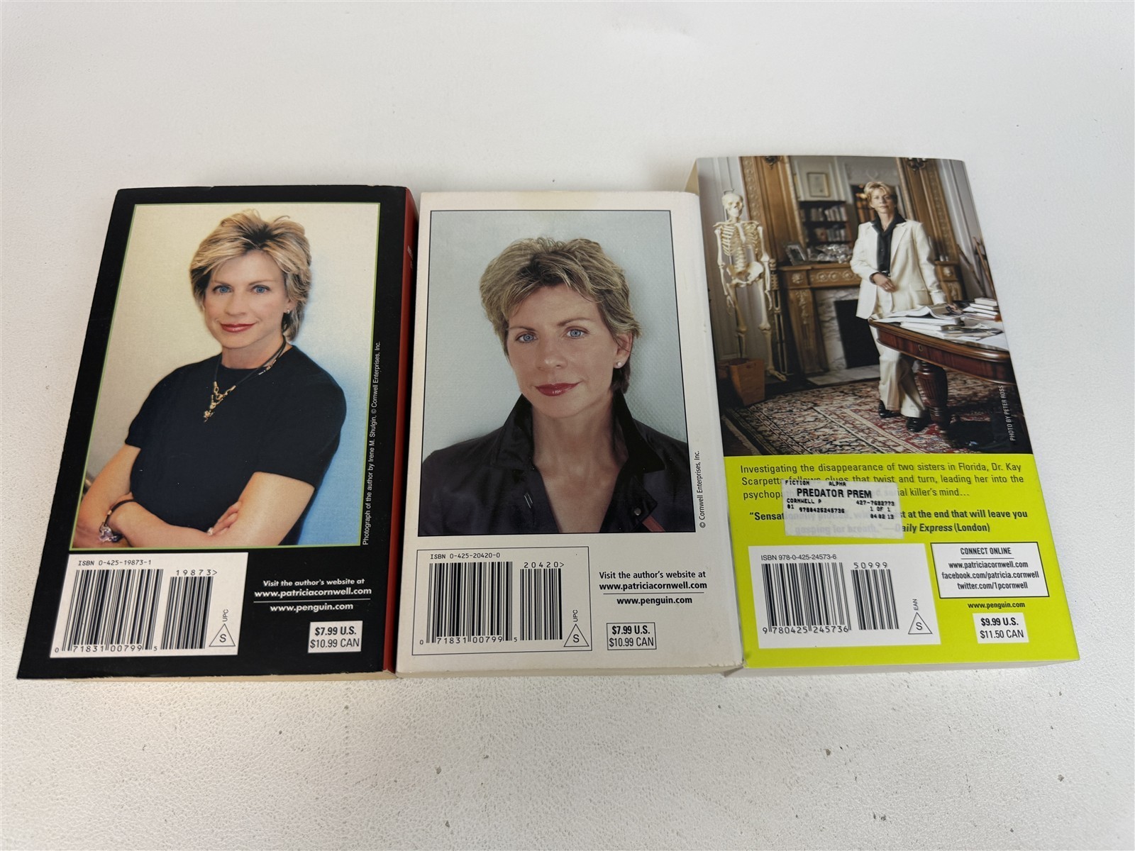 Patricia Cornwell Lot 20 Kay Scarpetta Mystery Paperbacks Postmortem / Autopsy