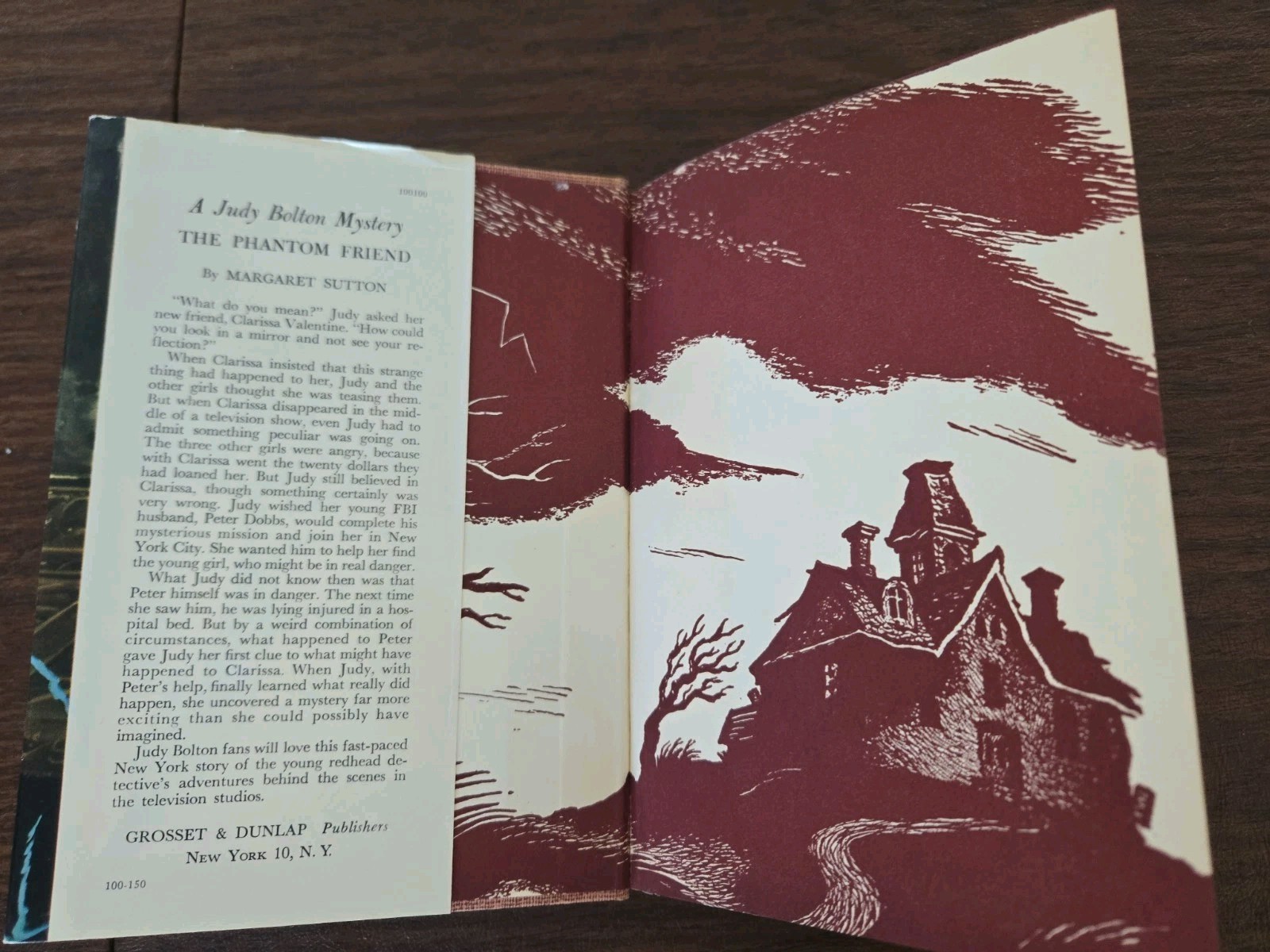 Judy Bolton #30 The Phantom Friend by Margaret Sutton. Original DJ