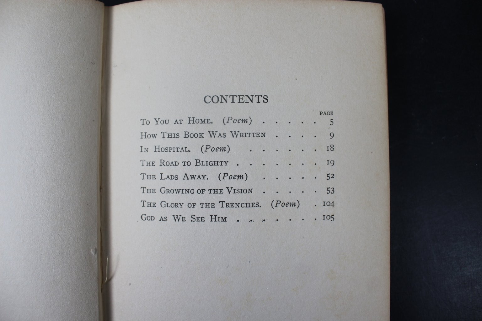 Glory of the Trenches Coningsby Dawson 1918 WWI Military History John Lane