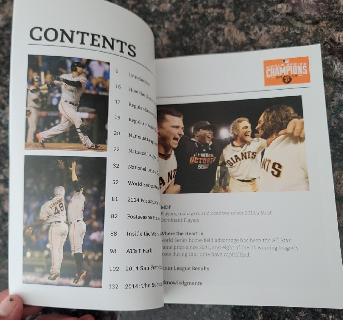 2014 WORLD SERIES CHAMPIONS SAN FRANCISCO GIANTS: By Major League Baseball *NEW*