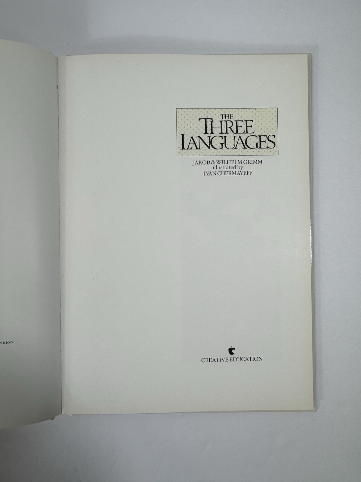 Three Languages