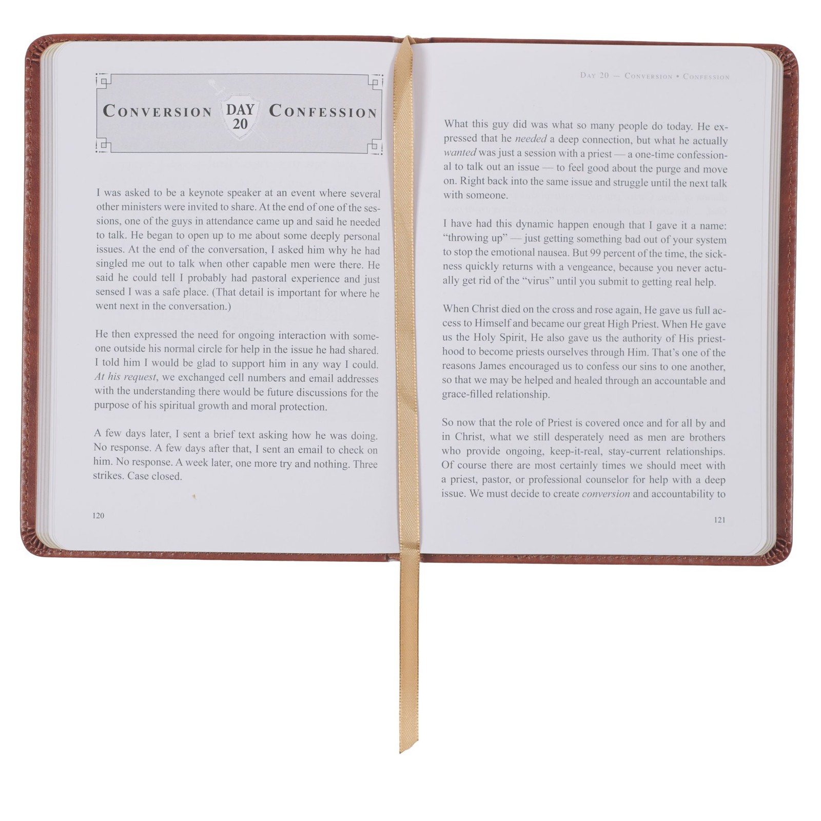 The Sword and Shield A 40 Day Devotional for Men, Vegan Leather