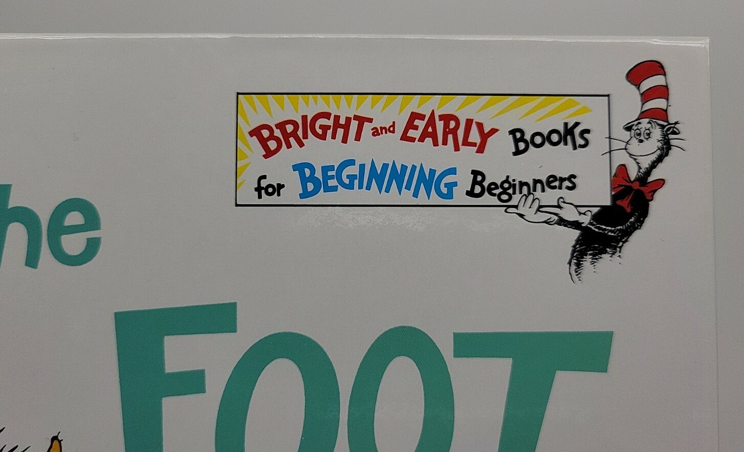 The Foot Book Hardback Dr. Seuss EXCELLENT 7″x 9″ Beginner Books