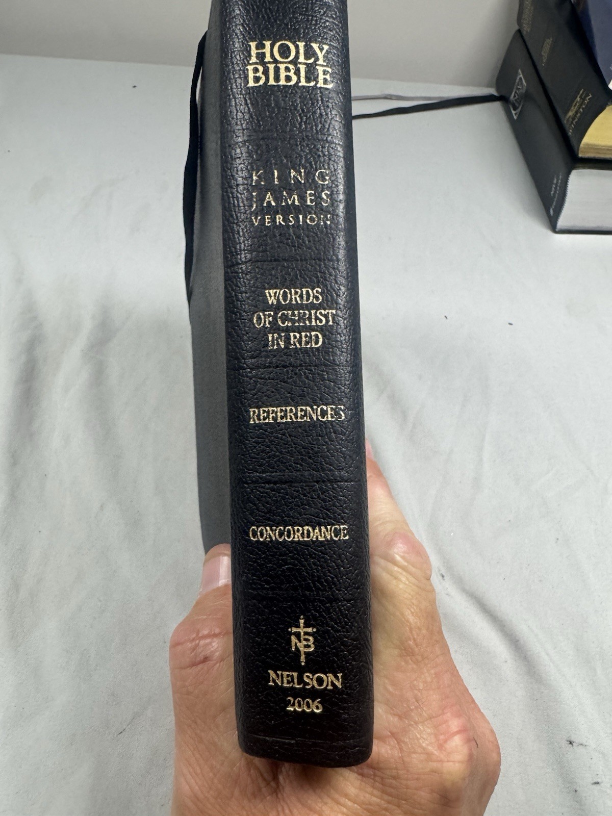 Holy Bible KJV Reference Edition Words of Christ Red Concordance Indexed