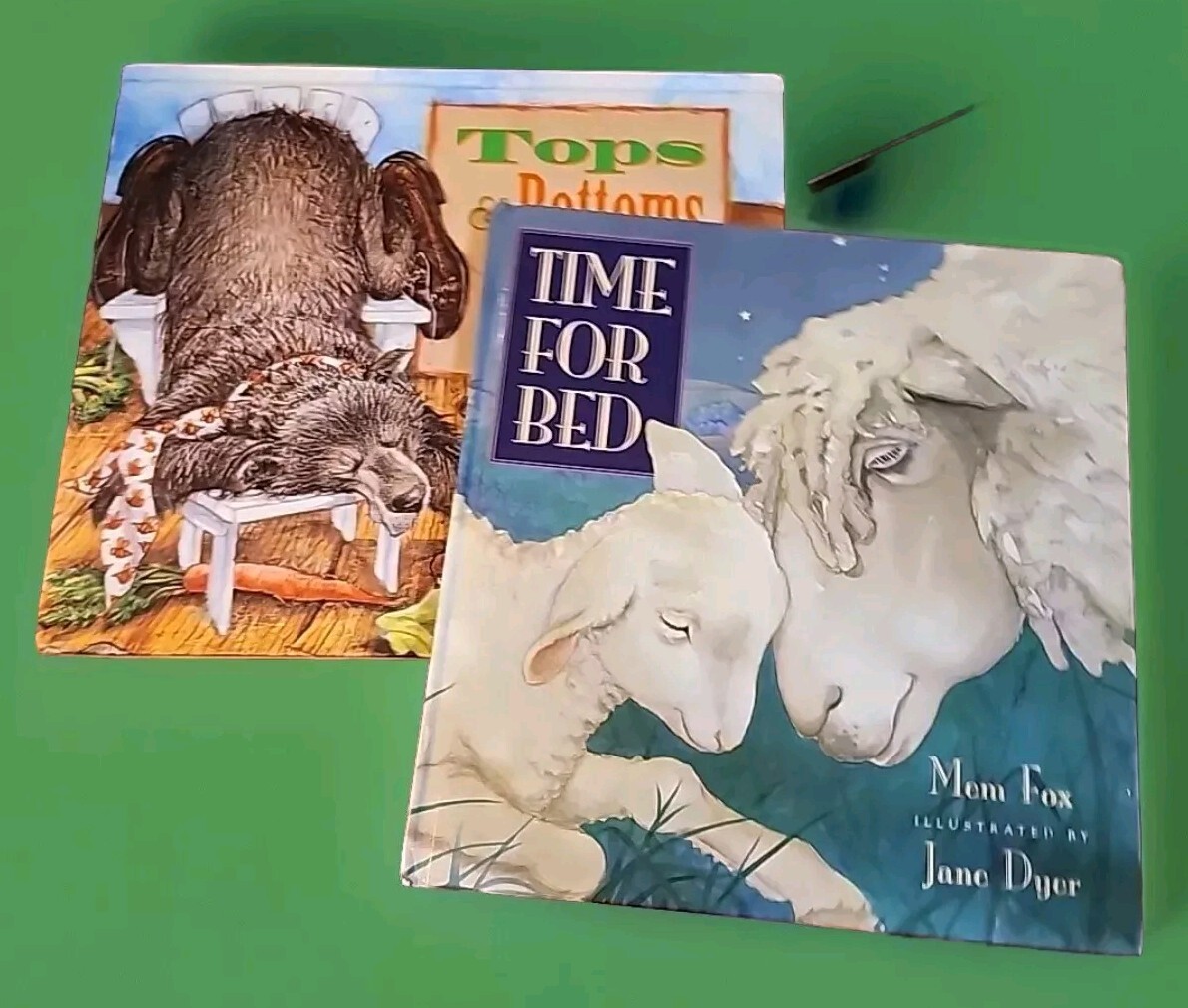 Time For Bed And Tops & Bottoms Kids Books