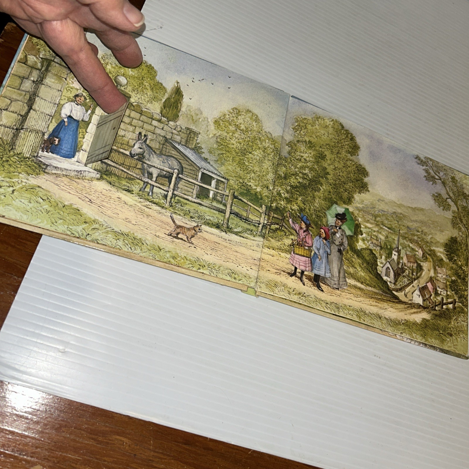 Lavinia’s Cottage 1982 HC Popup Book by John S Goodall 1 PAGE AS IS HB