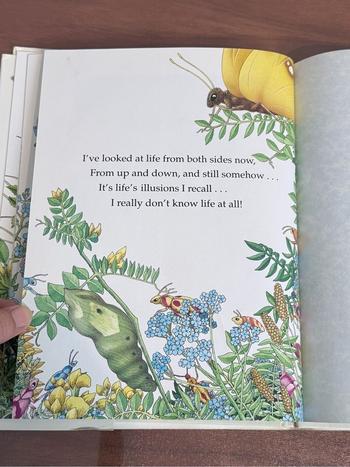 Joni Mitchell Both Sides Now 1992 HCDJ Illustrated Schoolastic Kid’s Book